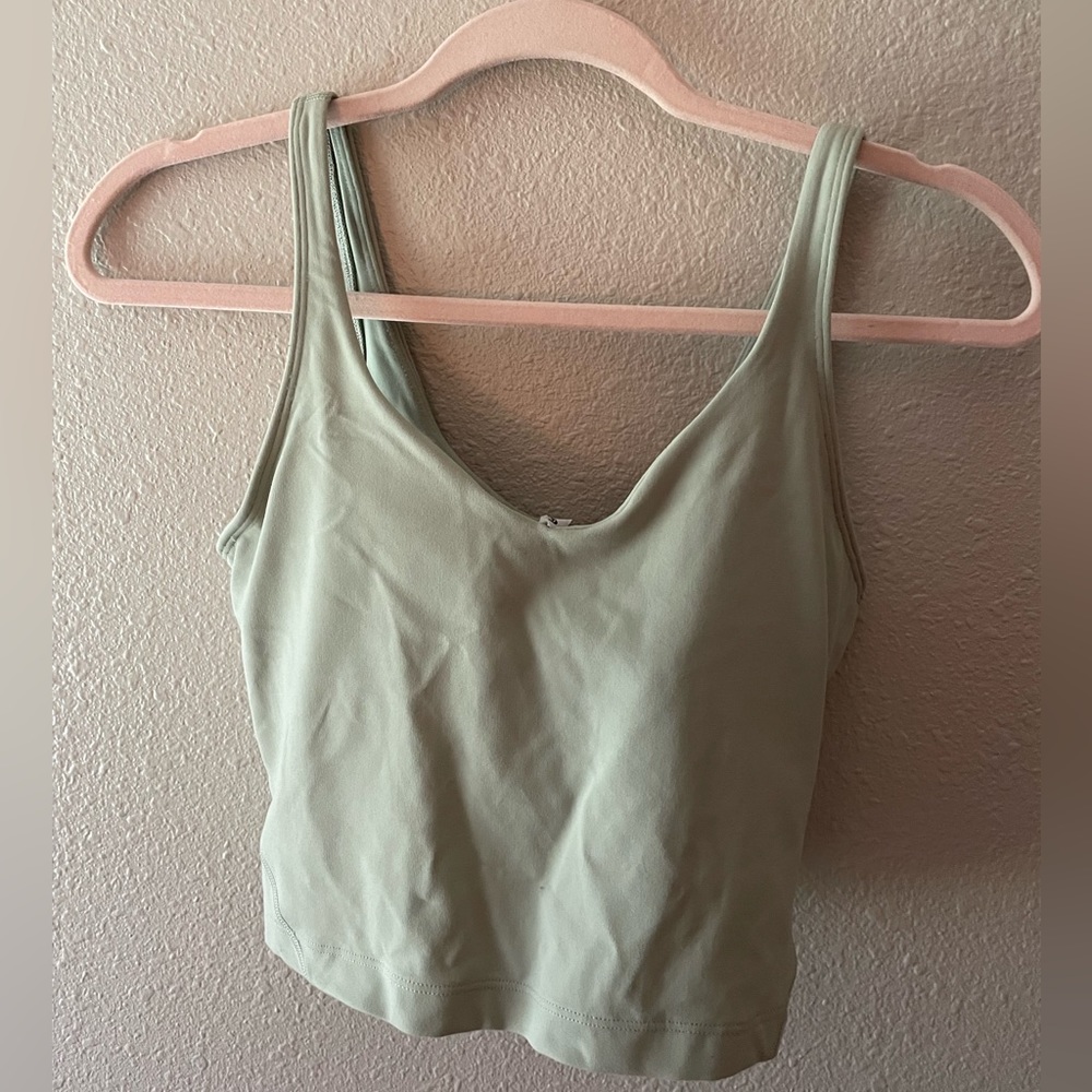 sea foam green lululemon align tank